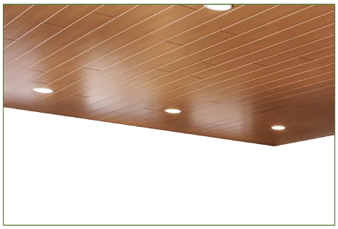 Timbered Plank Ceiling